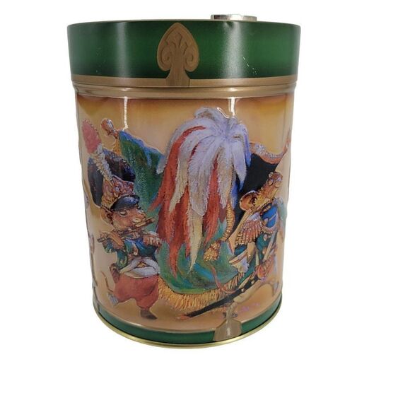 Collectible Lambertz German Christmas Tin Silent Night Music Mice‎ Marching Band - Picture 11 of 11